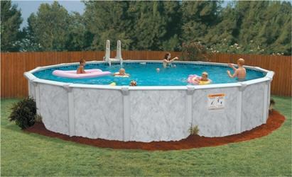30' Embassy Round Sterling Above Ground Pool Packages