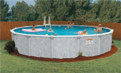 Ultimate Pool Package  27' Sterling Above Ground Swimming Pool
