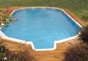 Whispering Wind II In-Step Pool.  For the feel of a below ground pool without the cost!